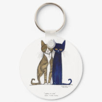 Captain & Pete Keychain