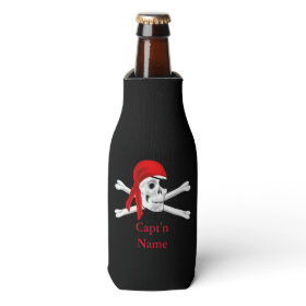 Captain Pirates Custom Pirate Bottle Cooler