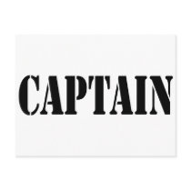 Captain Post Card