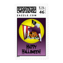 CAPTAIN PUMPKIN HOOK by SHARON SHARPE postage