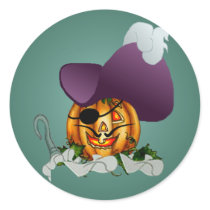 CAPTAIN PUMPKIN HOOK by SHARON SHARPE stickers