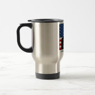 Captain Rickenbacker and The U.S. Flag mug