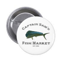 Captain Sam's Fish Market Button buttons