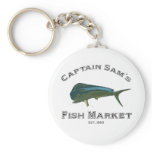Captain Sam's Fish Market Keychain