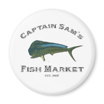 Captain Sam's Fish Market Magnet