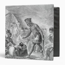 Captain Smith rescued by Pocahontas Binder