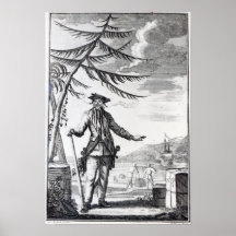 Captain Teach, commonly called Blackbeard Print