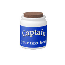 Captain to Personalize Candy Jars