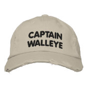 CAPTAIN WALLEYE - HAT embroideredhat