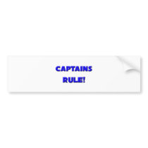 Captains Rule! bumper stickers