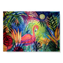 Captiva Flamingo Midnight posters by patsarts Captiva Flamingo Midnight posters