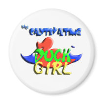 Captivating Duck-Girl magnet magnets