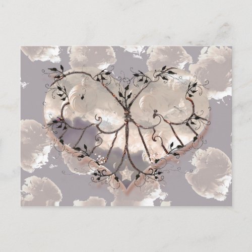 Captive Valentine Heart! postcard