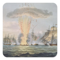 Capture and Destruction of Four Spanish Frigates, Square Stickers