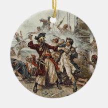 Capture of Blackbeard Christmas Ornament