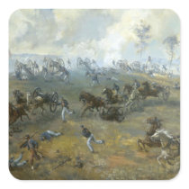 Capture of Rickett's Battery - 1964 Square Stickers