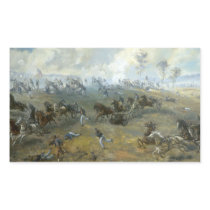 Capture of Rickett's Battery - 1964 Rectangle Sticker