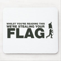 Capture The Flag - Gamer, Gaming, Video Games Mouse Pads