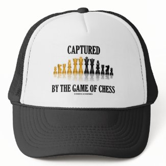 Captured By The Game Of Chess (Reflective Chess) hat