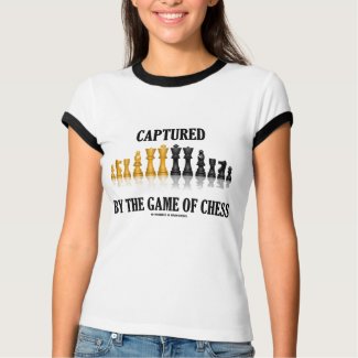 Captured By The Game Of Chess (Reflective Chess) shirt