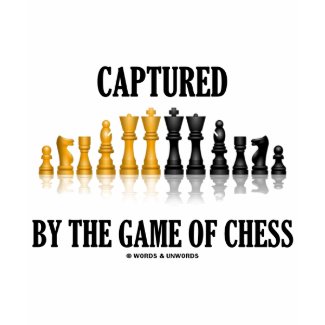Captured By The Game Of Chess (Reflective Chess) shirt