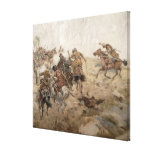 Capturing of the aul Akhtulga Stretched Canvas Prints
