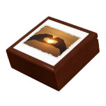 Capturing The Sunset Hands Gift Boxes