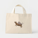 Capybara Fairy Tiny Tote Tote Bags