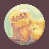 Capybara Family magnets
