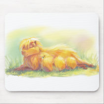 Capybara Family mousepads
