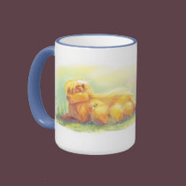 Capybara Family mugs