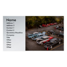 Car - Antique car show Business Card Template