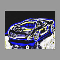 Car Art postcards