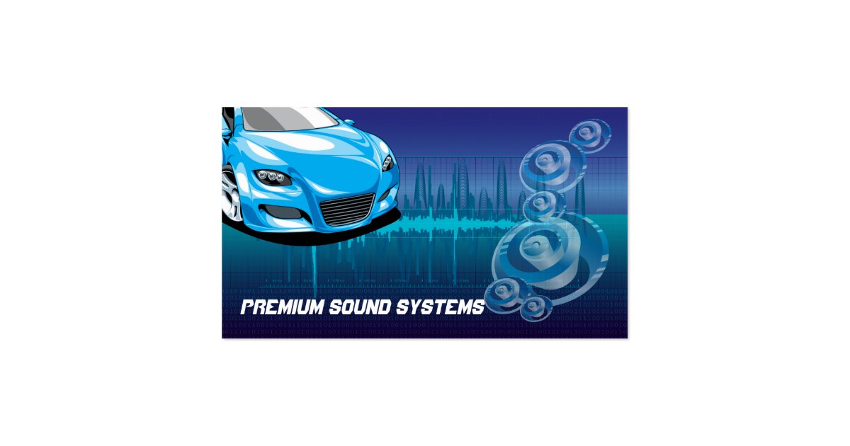Car Audio Systems Business Card Zazzle