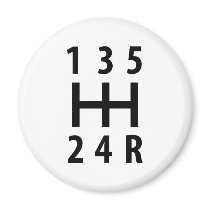 car auto gear shift 5 magnets by Tomaniac car auto gear shift 5 magnets
