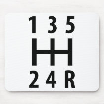 car auto gear shift 5 mouse mat