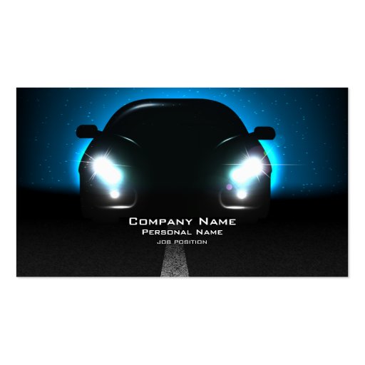 Car Business  Business Card (front side)