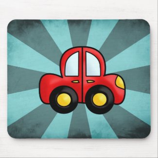 Car cartoon mousepad