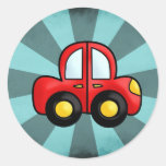 Car cartoon stickers