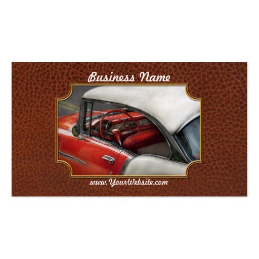 Car - Classic 50's Business Cards (front side)