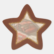 Car - Classic 50's Star Sticker