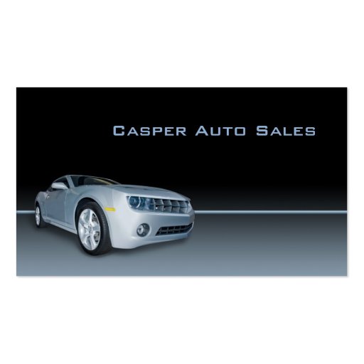 Car Dealer Business Card Template (front side)