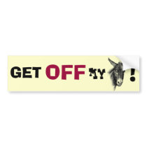 Car Donkey bumper stickers
