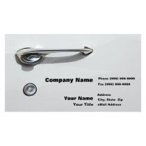 Car Door Handle Business Card Templates