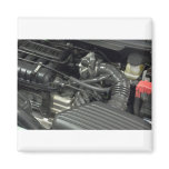 car engine detail magnets