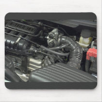 car engine detail mousepad