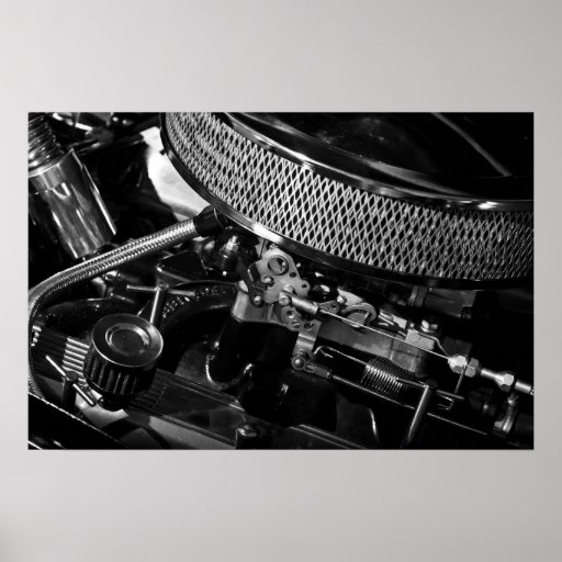 Car Engine Poster/Print Poster Zazzle