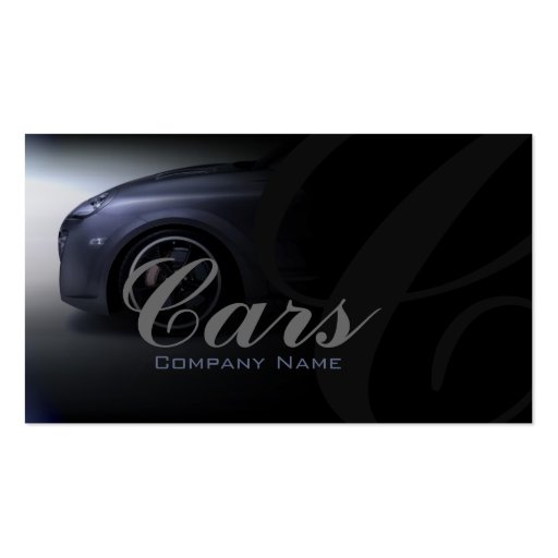 Car Front Wheel Business Card