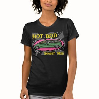 Car: Hot Rod Soccer Mom Minivan w/Stary Sky T-shirts