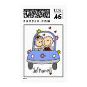 Car Just Married Postage postage